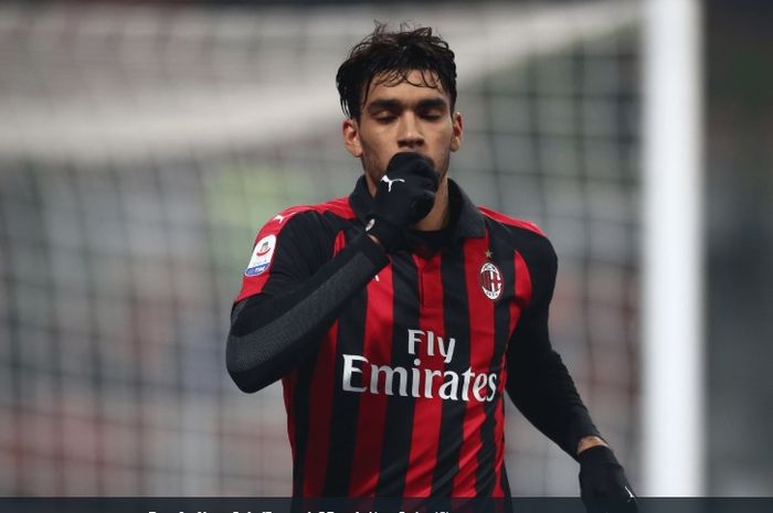 Gelandang serang AC Milan, Lucas Paqueta