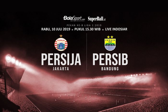 Duel klasik Persija kontra Persib berlangsung pada pekan ke-8 Liga 1 2019, Rabu (10/7/2019).
