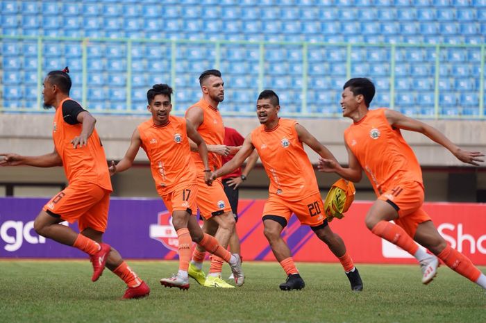 Official training Persija Jakarta i Stadion Patriot Chandrabhaga, Kota Bekasi, Selasa (2/7/2019).