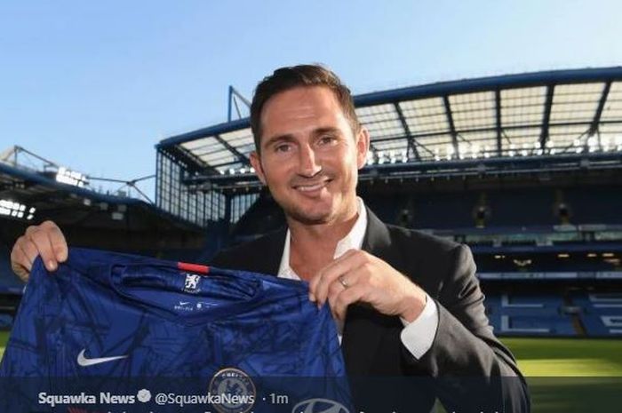 Frank Lampard jadi pelatih Chelsea pada 4 Juli 2019.