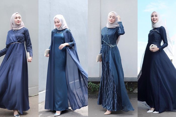 30 Ide Jilbab  Apa Yang Cocok Untuk  Baju  Warna  Navy Just 