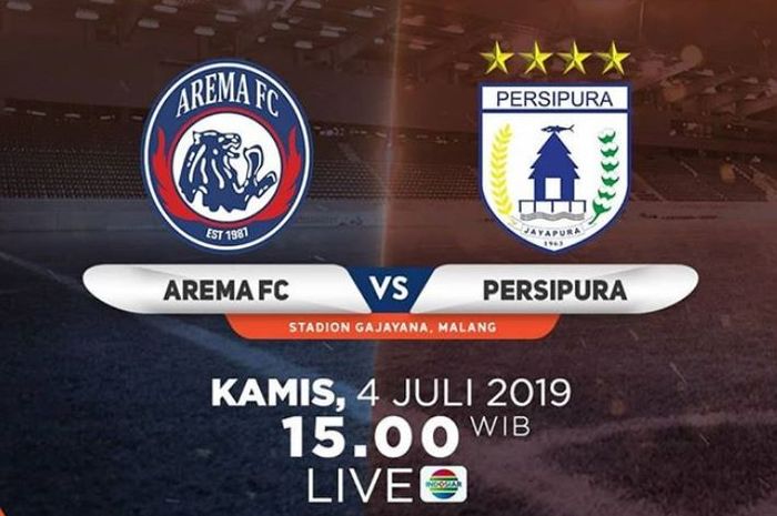 Arema FC vs Persipura Jayapura