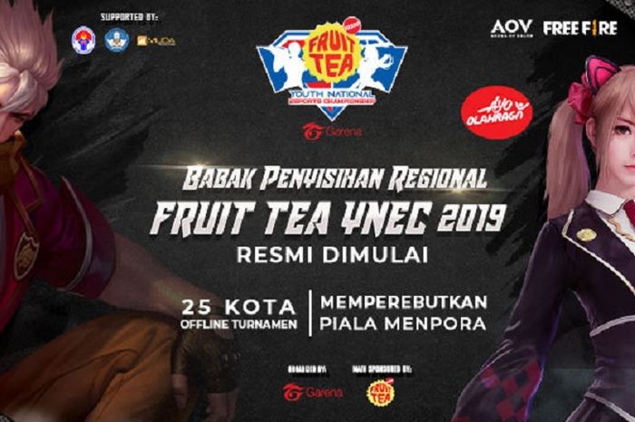 Babak penyisihan regional Fruit Tea Youth National Esports Championship 2019 resmi dimulai.