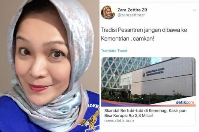 5 Fakta Zara Zettira, Kader Partai Demokrat yang Diduga Hina Pesantren  Lewat Cuitan di Twitter - Semua Halaman - Grid Hot