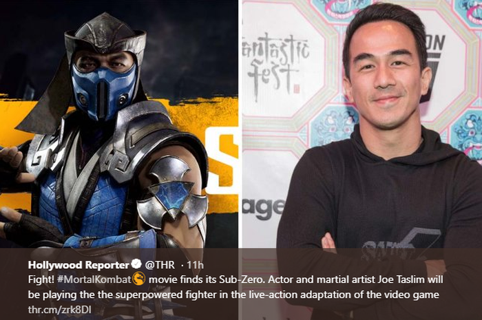 Aktor dan mantan atlet judo Indonesia, Joe Taslim, terpilih memerankan Sub-Zero dalam film terbaru Mortal Kombat.