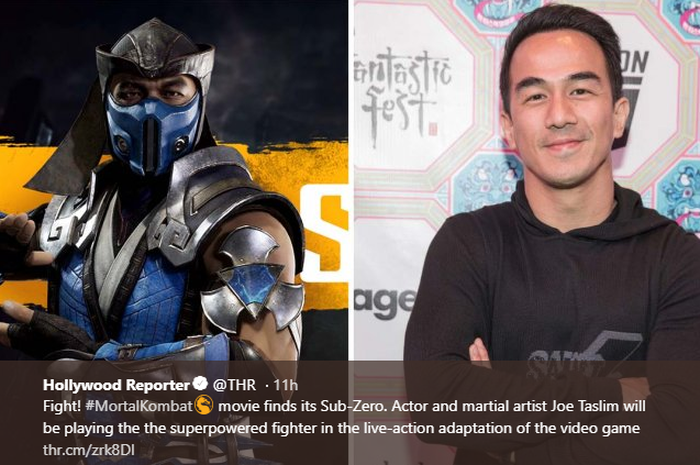 Aktor dan mantan atlet judo Indonesia, Joe Taslim, terpilih memerankan Sub-Zero dalam film terbaru Mortal Kombat.