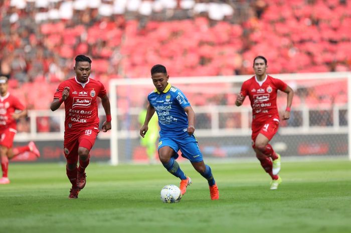 Duel Persija Jakarta Vs Persib Bandung pada pekan kedelapan Liga 1 2019 di Stadion SUGBK, Rabu (10/7/2019).