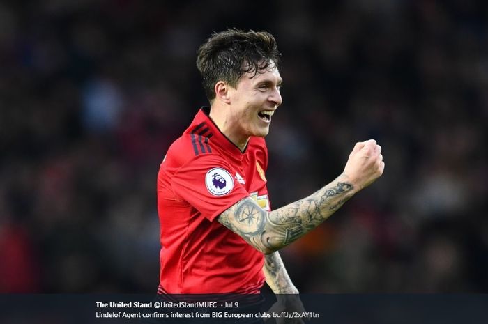 Bek tengah Manchester United, Victor Lindelof.