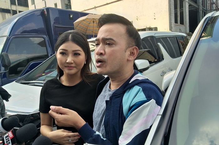 Sarwendah dan Ruben Onsu saat ditemui Grid.ID di kawasan Tendean, Jakarta Selatan, Kamis (11/7/2019).