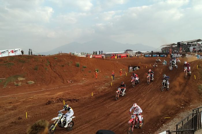 Balapan MXGP of Asia 2019 di Sirkuit BSB, Mijen, Semarang, Minggu (14/7/2019)