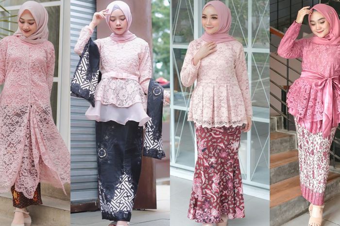 Paling Baru Kerudung Yang Cocok Untuk Kebaya Pink