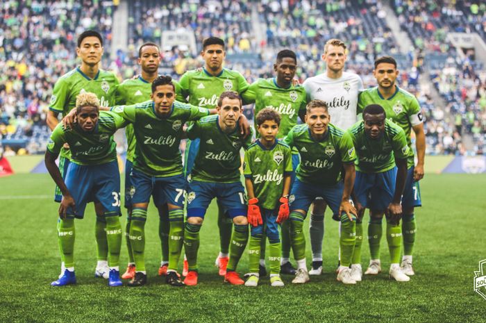 Starting Line-up Seattle Sounders melawan Dortmund di CenturyLink Field, Seattle, Amerika Serikat, Rabu (17/7/2019) Kamis pagi WIB.