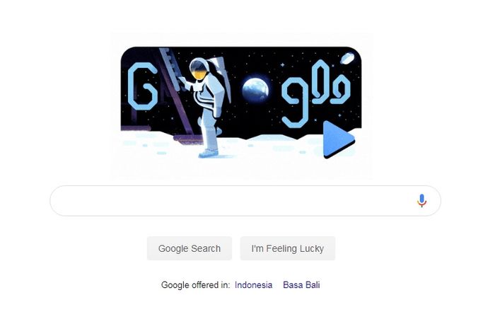 Rayakan 50 Tahun Misi Apollo 11, Google Doodle Tampilkan Video Keren