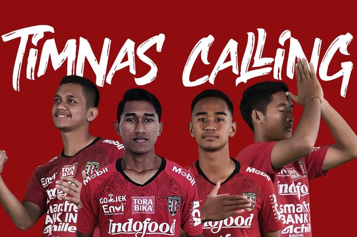 Empat pemain Bali United yang dipanggil timnas U-22 Indonesia untuk menghadiri pemusatan latihan di Jakarta. pemusatan latihan sendiri akan diadakan hingga 31 Juli 2019.