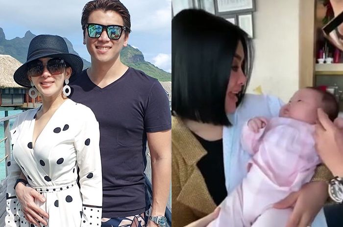 Begini Gaya Syahrini Saat Menimang Bayi, Panik Sampai Tanya Cara