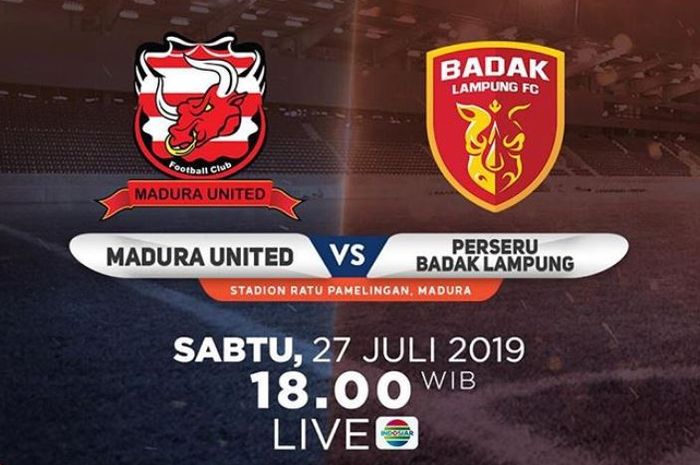 Madura United Vs Perseru Badak Lampung FC