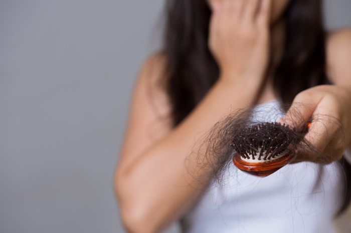 ilustrasi rambut rontok