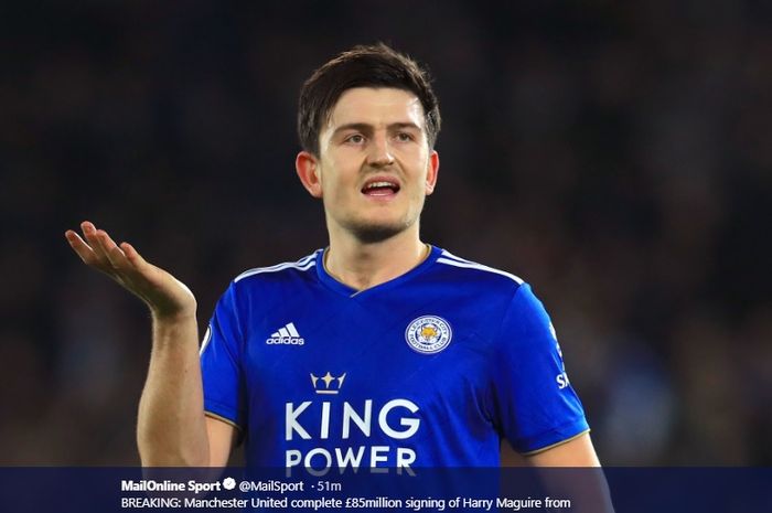 Bek Leicester City, Harry Maguire, dikabarkan bakal segera menuju Manchester United.