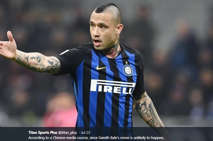 Gelandang tengah Inter Milan, Radja Nainggolan.