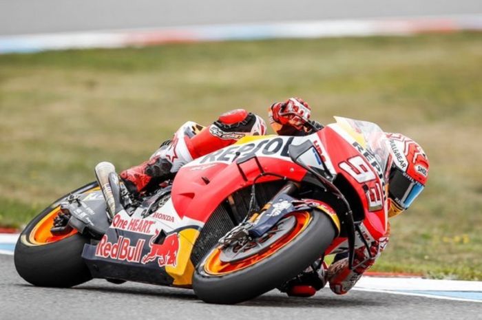 Marc Marquez (Repsol Honda) mampu menjadi yang tercepat pada sesi FP3 MotoGP Republik Ceska 2019, Sabtu (3/8/2019)
