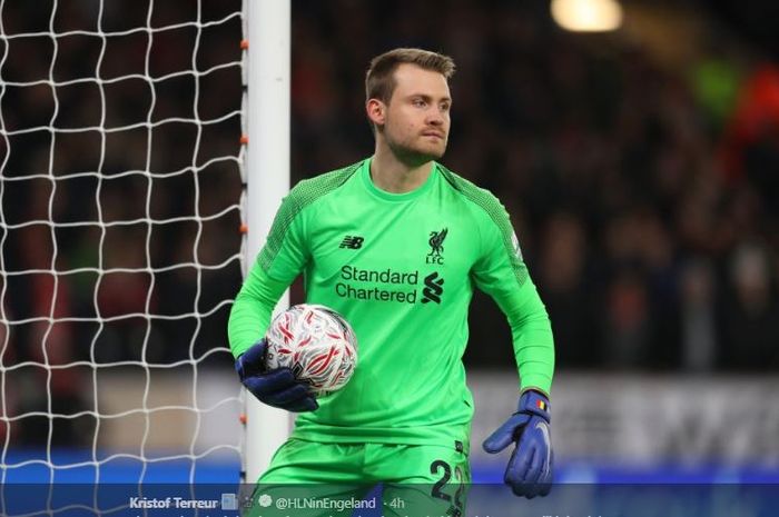 Kiper Liverpool, Simon Mignolet, akan bergabung dengan Club Brugge.