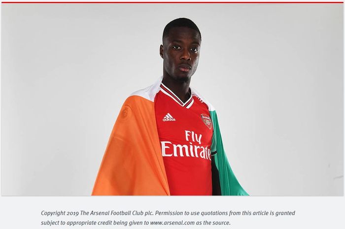 Nicolas Pepe, Arsenal new player.