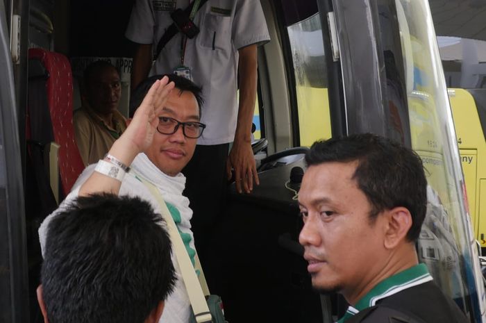 Menpora Imam Nahrawi saat tiba di Bandara King Abdul Aziz Jeddah, Selasa (6/8/2019).