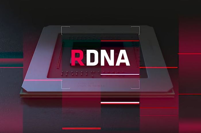 AMD Radeon RDNA GPU illustration