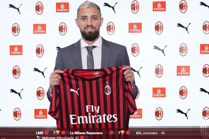 AC Milan resmi mendapatkan bek dari Flamengo, Leo Duarte.