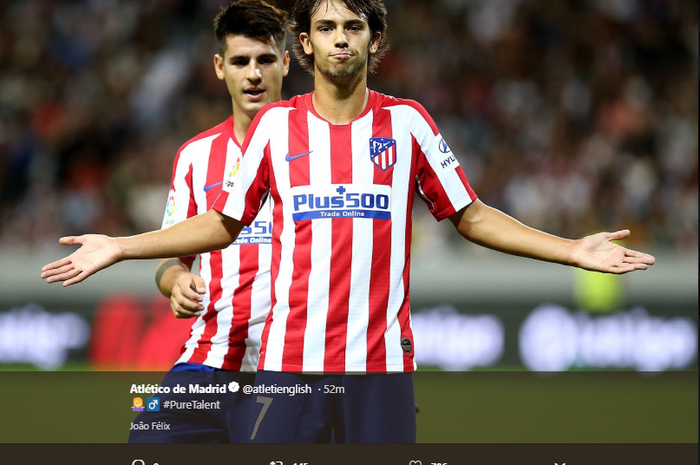 Penyerang Atletico Madrid, Joao Felix