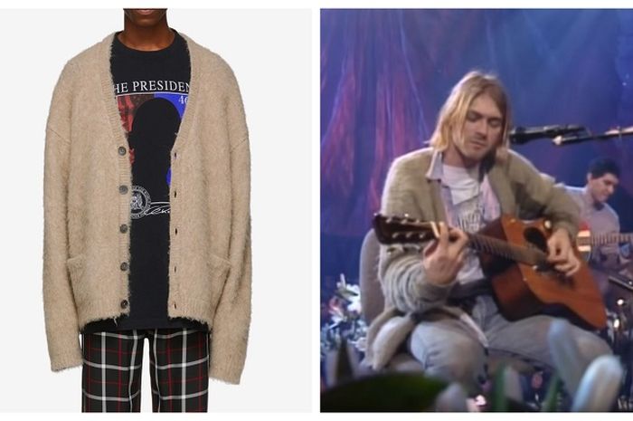 Vetements Rilis Replika Cardigan Ikonik 