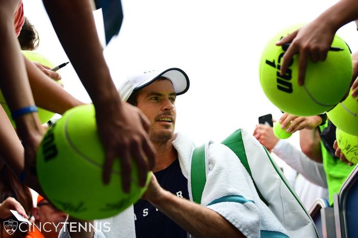 Petenis Skotlandia, Andy Murray, kala bertanding dalam ajang Cincinnati Masters 2019 Senin (12/8/2019)