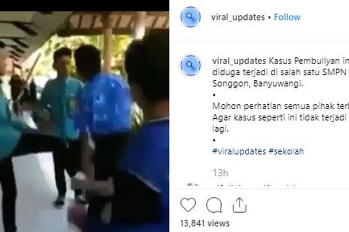 Viral Video Pembulian Seorang Anak SMP yang Dilakukan oleh  
