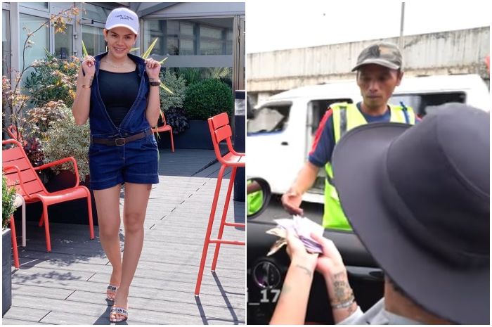 Disodori Nikita Mirzani Berlembar-lembar Uang, Tukang Parkir Beruntung Ini Hanya Ambil Rp 30 Ribu.