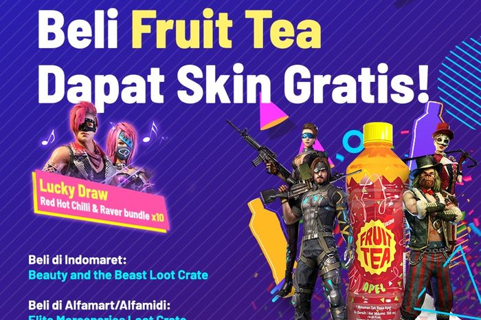 Buy Fruit Tea Get Free Skin Free Fire