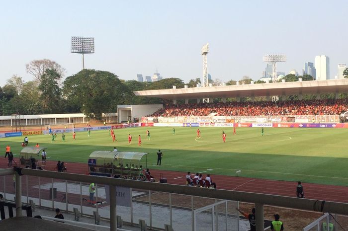 Persija Vs Kalteng Putra di Stadion Madya, Senayan, Selasa (20/8/2019).