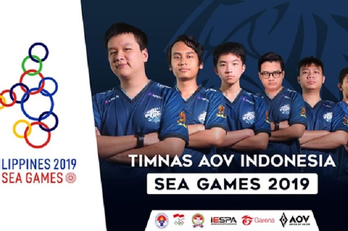 Timnas AOV Indonesia yang akan tampil pada SEA Games 2019 di Filipina.