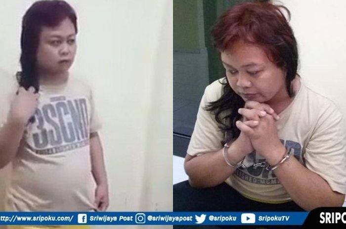 Sosok Siska Sarangheo, yang dikenal artis waria di Lubuklinggau dan kini menjadi pelaku pembunuhan Ipung.