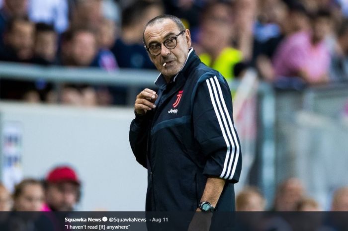 Pelatih Juventus, Maurizio Sarri.