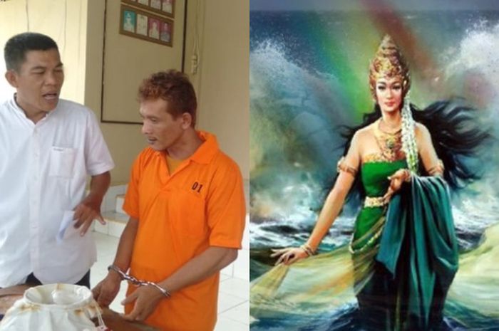 Fitra, buruh bangunan yang mengaku sebagai titisan Nyi Roro Kidul