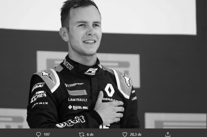 Pembalap BWT Arden, Anthoine Hubert, yang meninggal dalam F2 GP Belgia 2019 Sabtu (31/8/2019) 