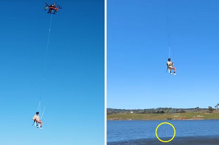 Naik Drone, Video Pria Australia Lagi Mancing Ikan di Waduk Viral Naik Drone, Video Pria Australia Lagi Mancing Ikan di Waduk Viral
