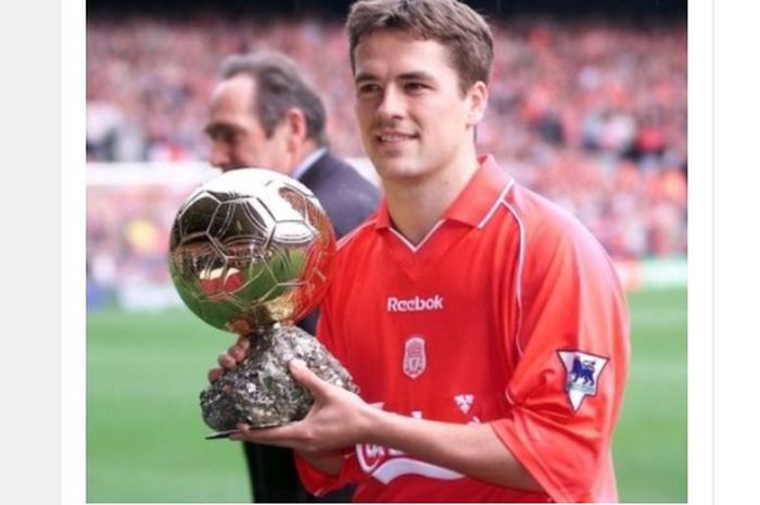 Michael Owen memenangkan Ballon d'Or pada tahun 2001 bersama Liverpool