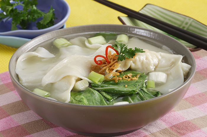 Resep Mudah Sup Pangsit Pokcoy Kuah Gurihnya Bikin Pengen