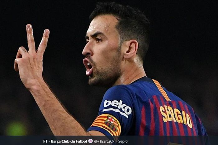 Gelandang FC Barcelona, Sergio Busquets.