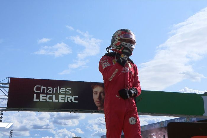 Pembalap Ferrari, Charles Leclerc, menjadi pemenang seri F1 Italia 2019 pada Minggu (8/9/2019).