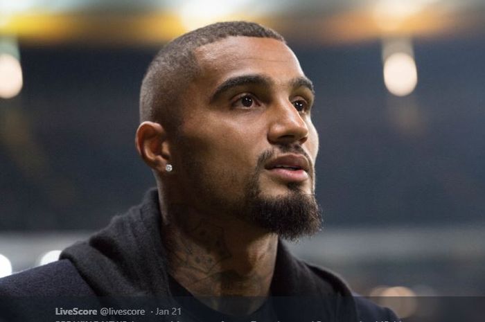 Penyerang Fiorentina, Kevin-Prince Boateng.