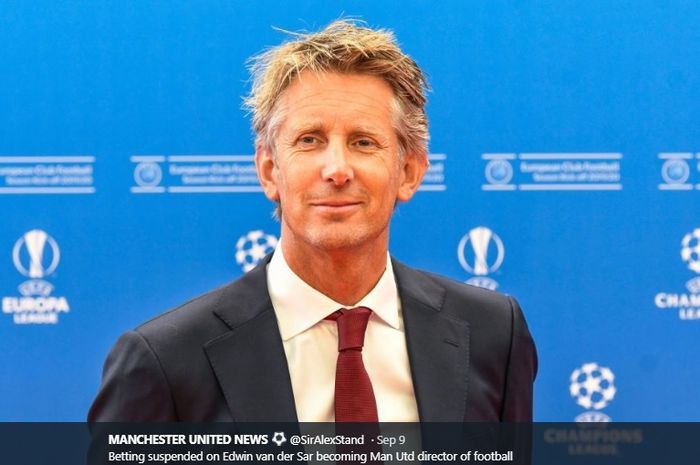 Penjaga gawang legendaris Manchester United, Edwin van der Sar.