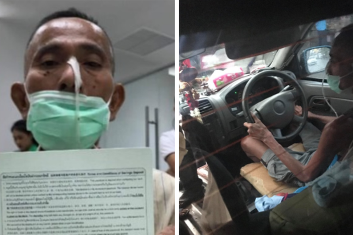 Pria dengan kondisi menyedihkan menjadi driver