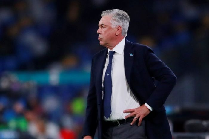 Pelatih Napoli, Carlo Ancelotti.